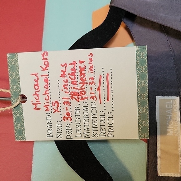 MICHAEL Michael Kors Women's Toggle Chain Gray Tunicin Top Size XS - Picture 4 of 9